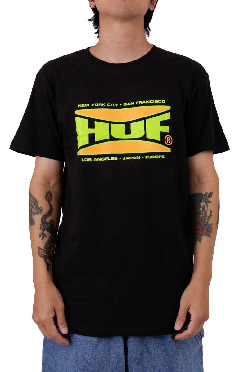 HUF Bolt Graphic Tee - Stunning Black