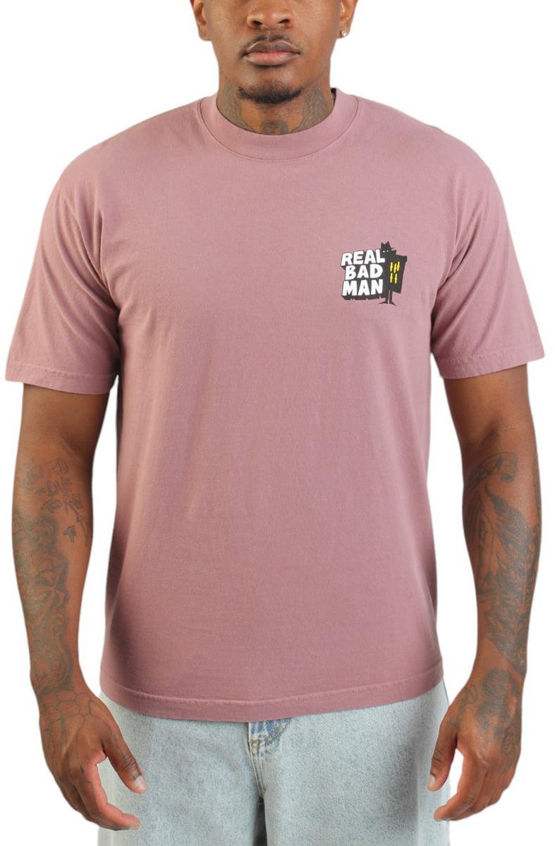 Gorgeous Mauve Oversized Masked Man Tee - A Must-Have!