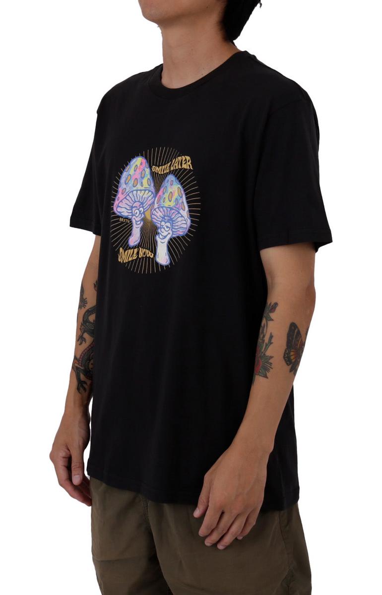 Brixton's Enchanting Black Smile Now T-Shirt
