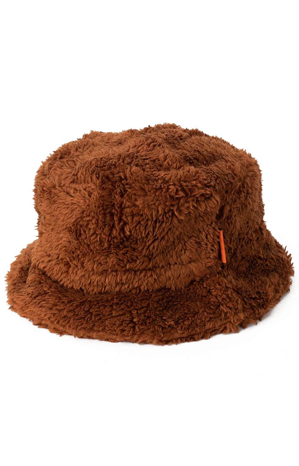 Stylish Brown High Pile Bucket Hat - Must-Have!