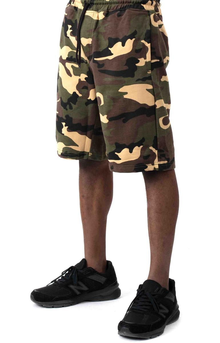Rothco Woodland Camo Sweat Shorts - The Ultimate Comfort Gear
