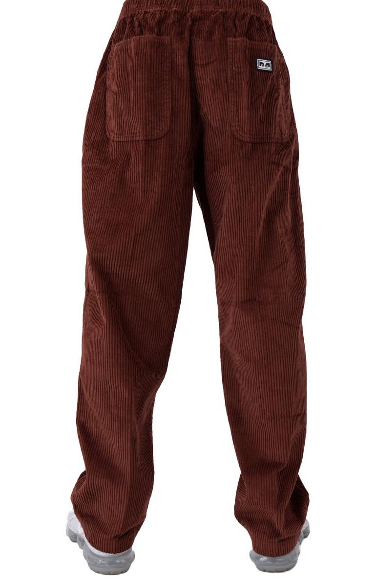 Stylish Casual Sepia Corduroy Trousers - A Must-Have!