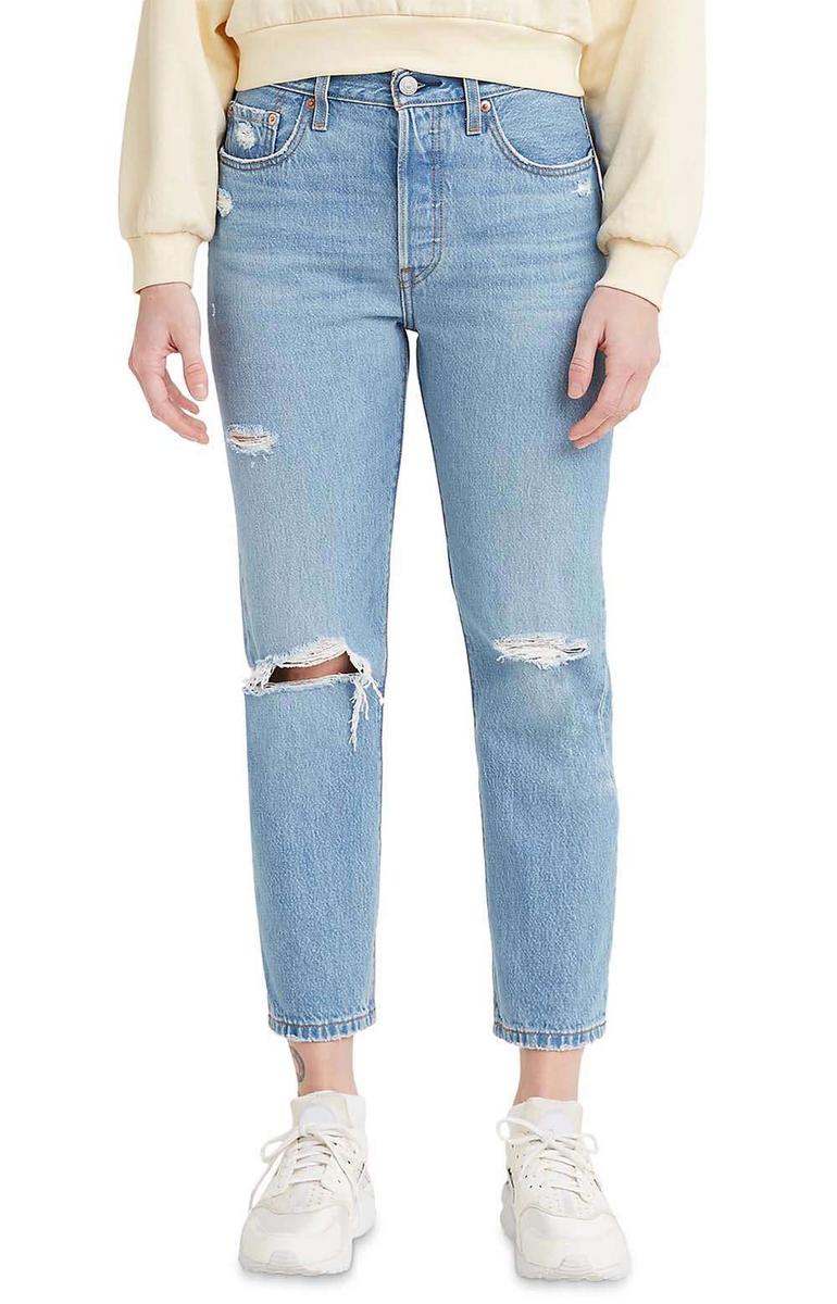 Levi's 501 Crop Jean - Oxnard Athens Break: Trendy & Comfortable