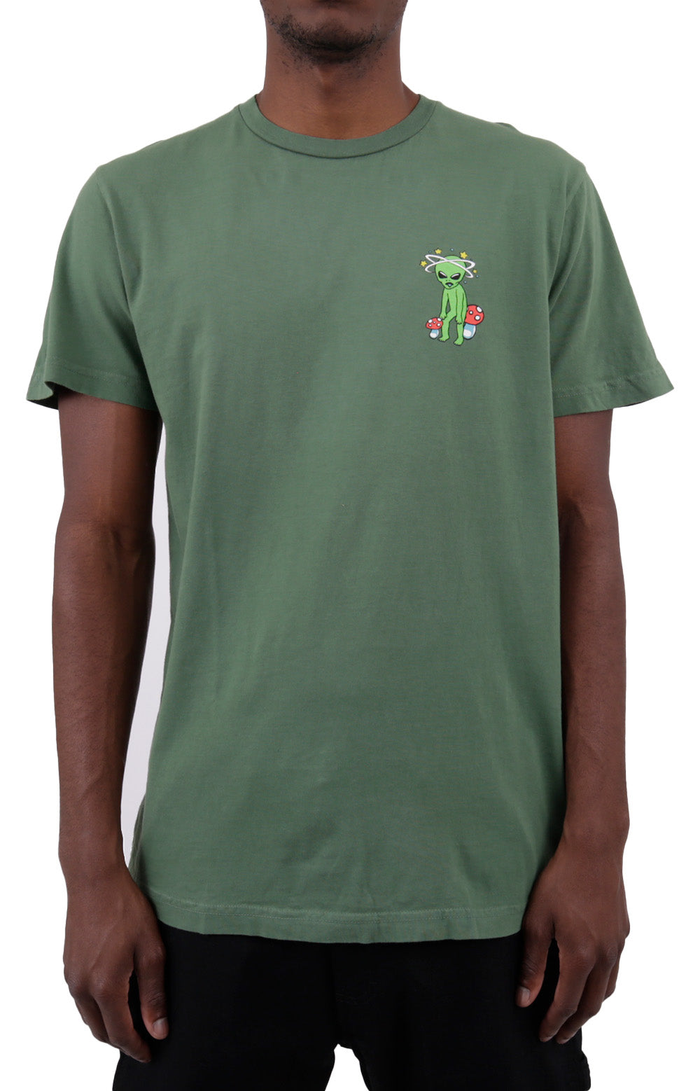 Stunning Space Gang Olive T-Shirt