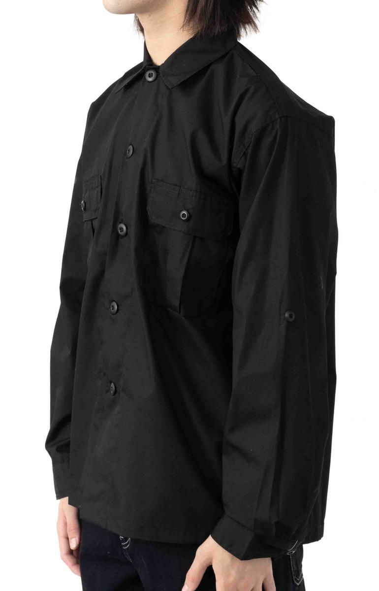 Rothco Tactical Lightweight Button - Up Shirt - Black: Your Ultimate Tactical Gear