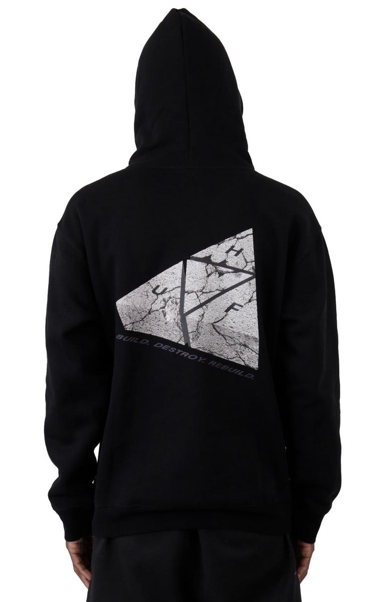 HUF's Stunning Withstand TT Black Pullover Hoodie - A Must - Have!