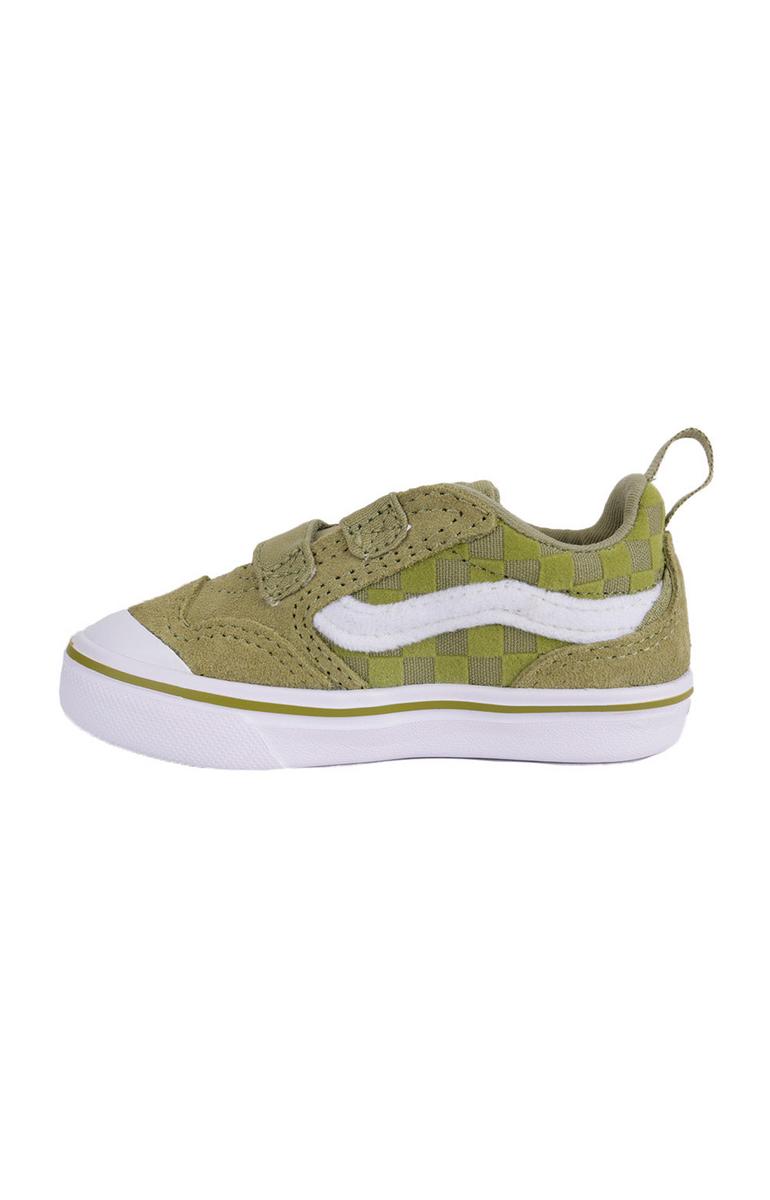 Vans Kids ComfyCush New Skool V Shoes - Olive Safe Space Edition: The Ultimate Comfort for Young Explorers!