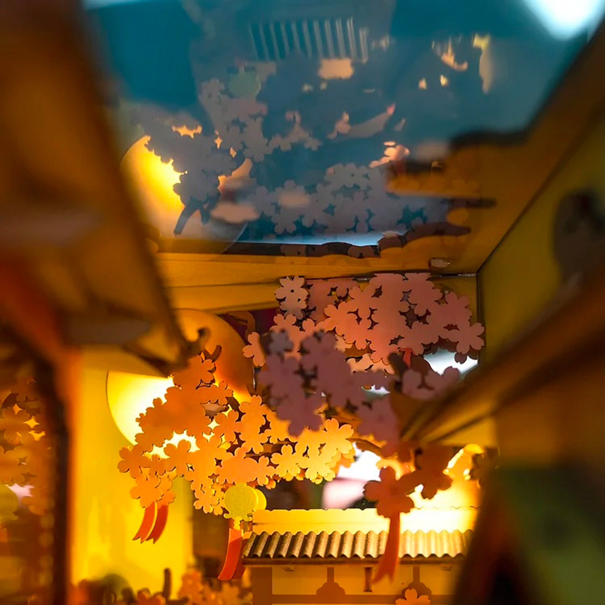 Enchanting DIY Mini Book Nook - Falling Sakura