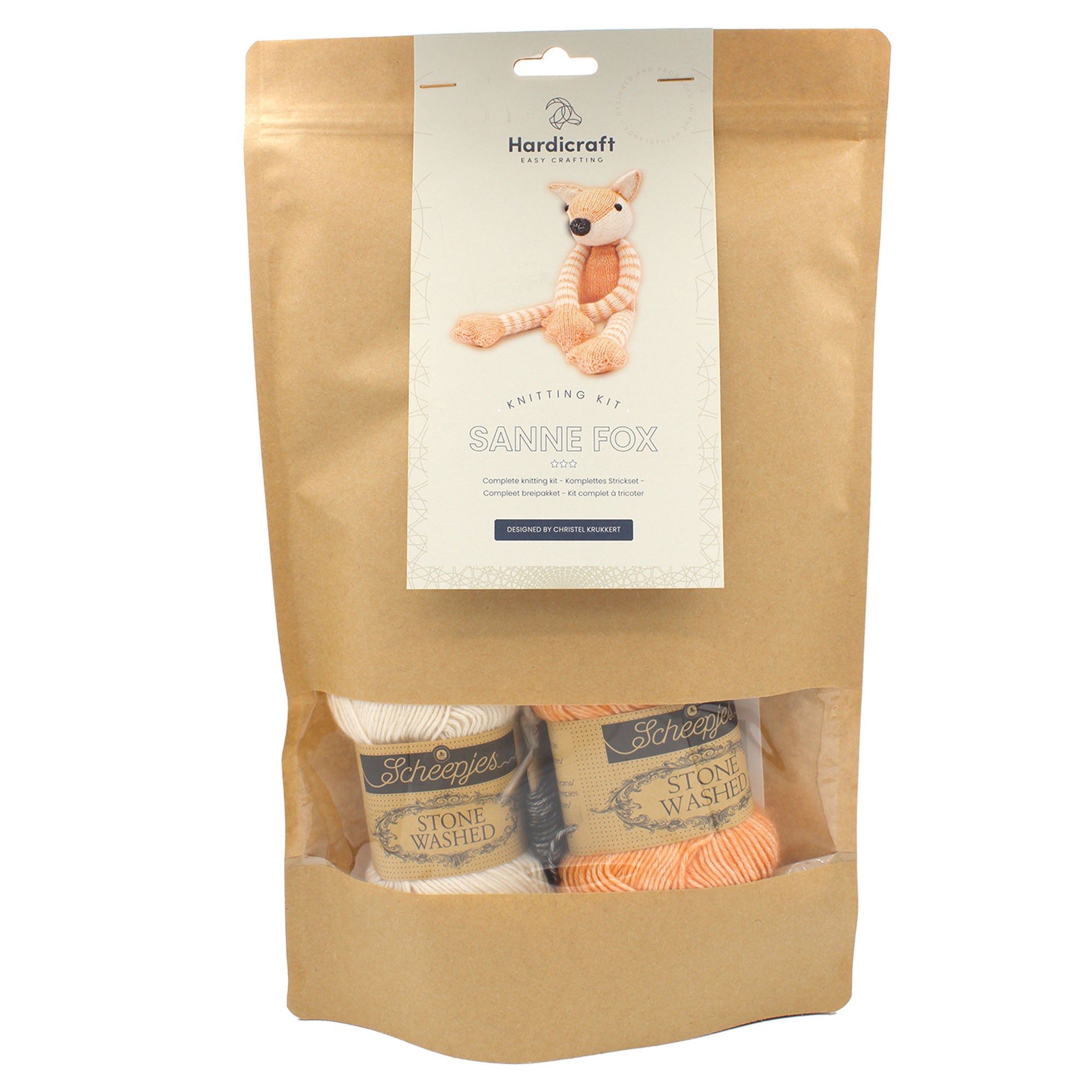 Sanne Fox DIY Knitting Kit - Create Your Own Cuddly Toy!