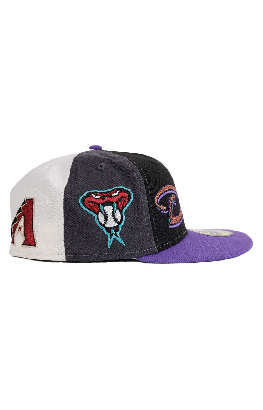 Get Your Hands on the Stunning Arizona Diamondbacks New Era 59FIFTY Logo Pinwheel Fitted Cap!