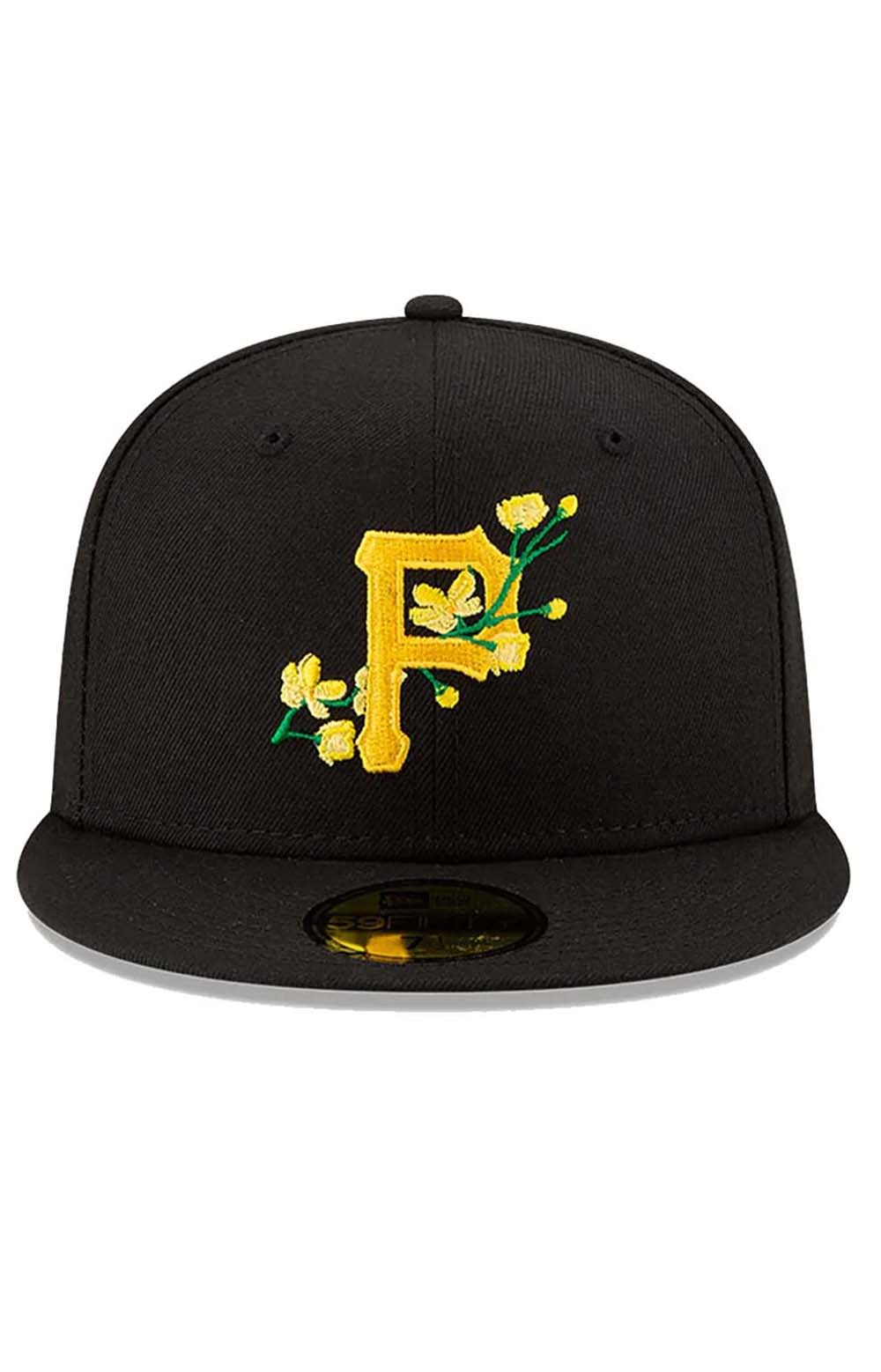 Stunning Pittsburgh Pirates Floral Side Patch 59FIFTY Fitted Cap