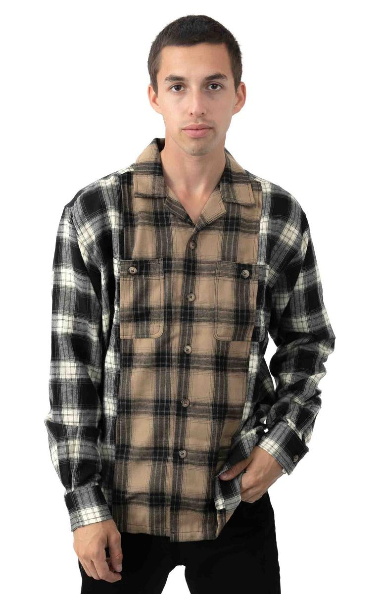 Stunning Collide Flannel Button - Up Shirt