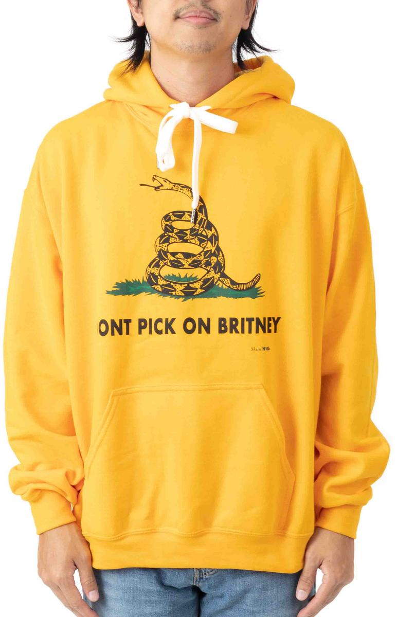 Glamorous Gold 'Don't Pick On Britney' Pullover Hoodie