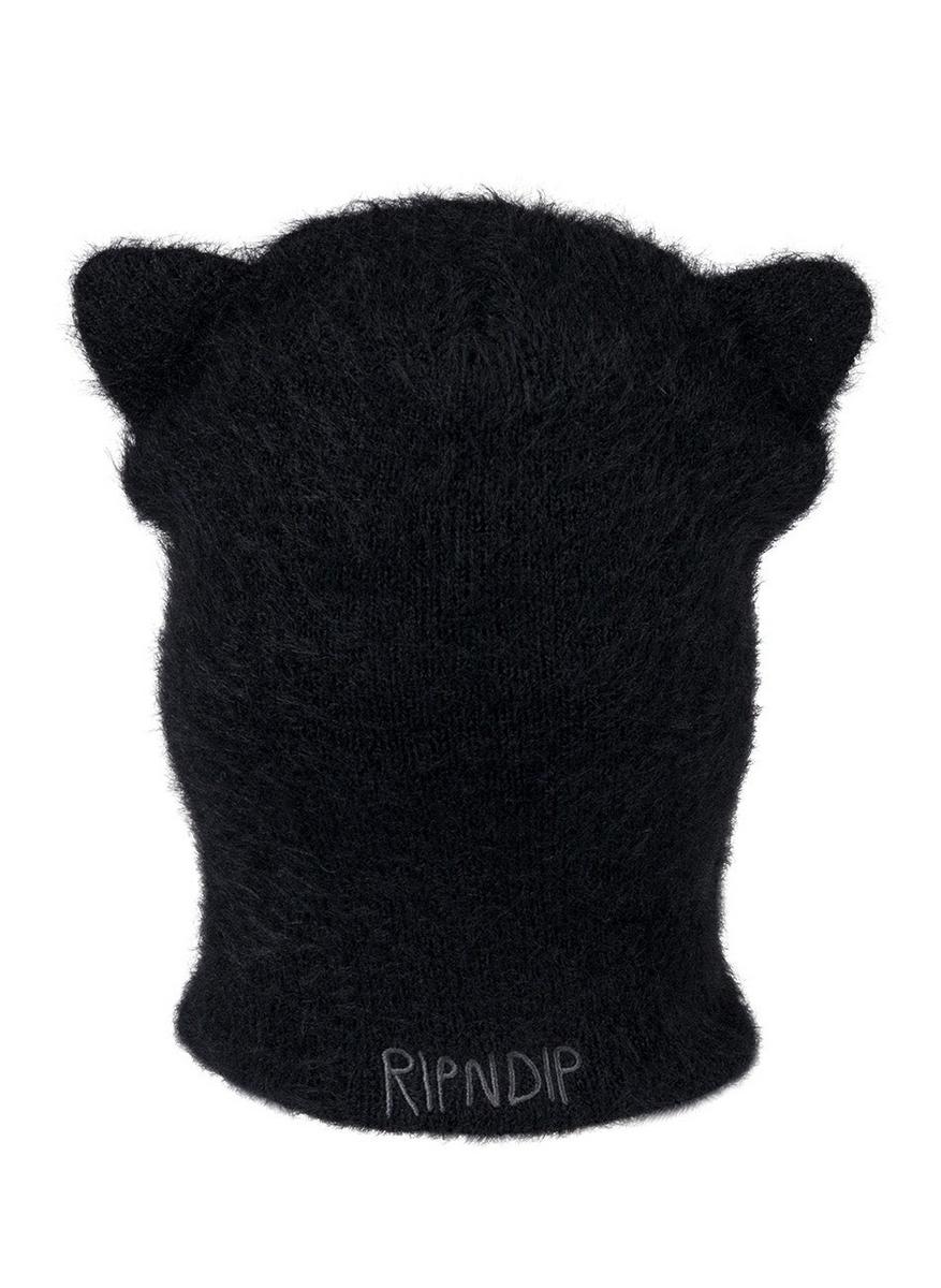 Irresistible Faux Mohair Kitty Ears Balaclava