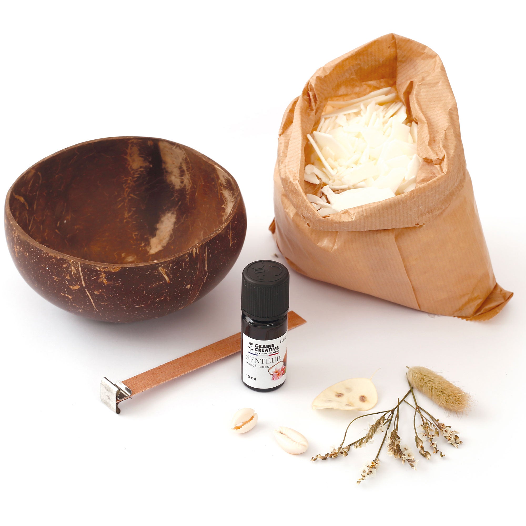 Enchanting DIY Coconut Candle Kit