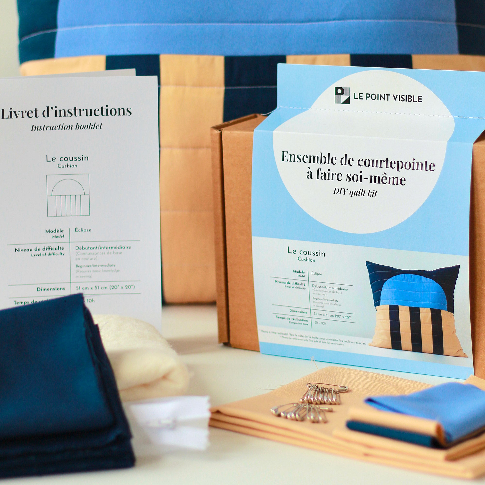 Get Creative! DIY Green Cushion Quilt Kit