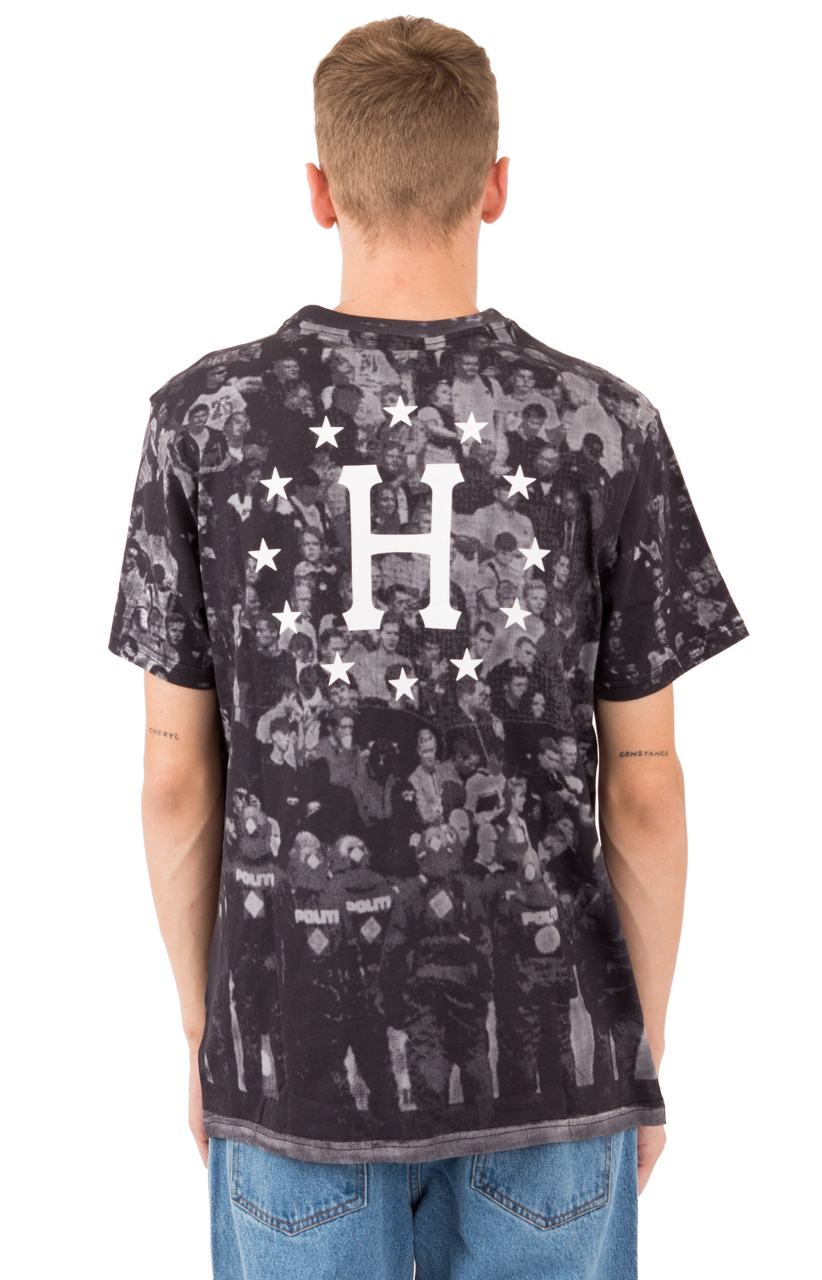 Huf's Stunning WC 12 Galaxies Riot Tee - Black