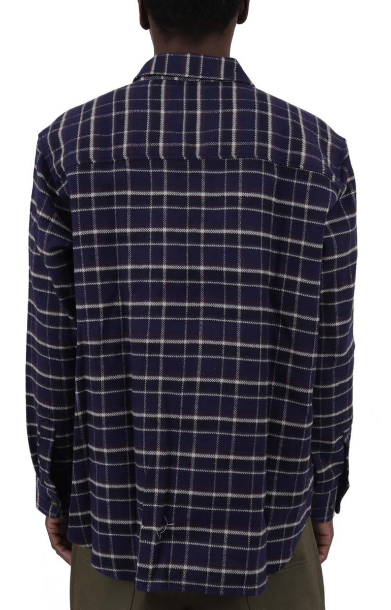 Rich Navy Flannel Button-Up Shirt - A Must-Have!