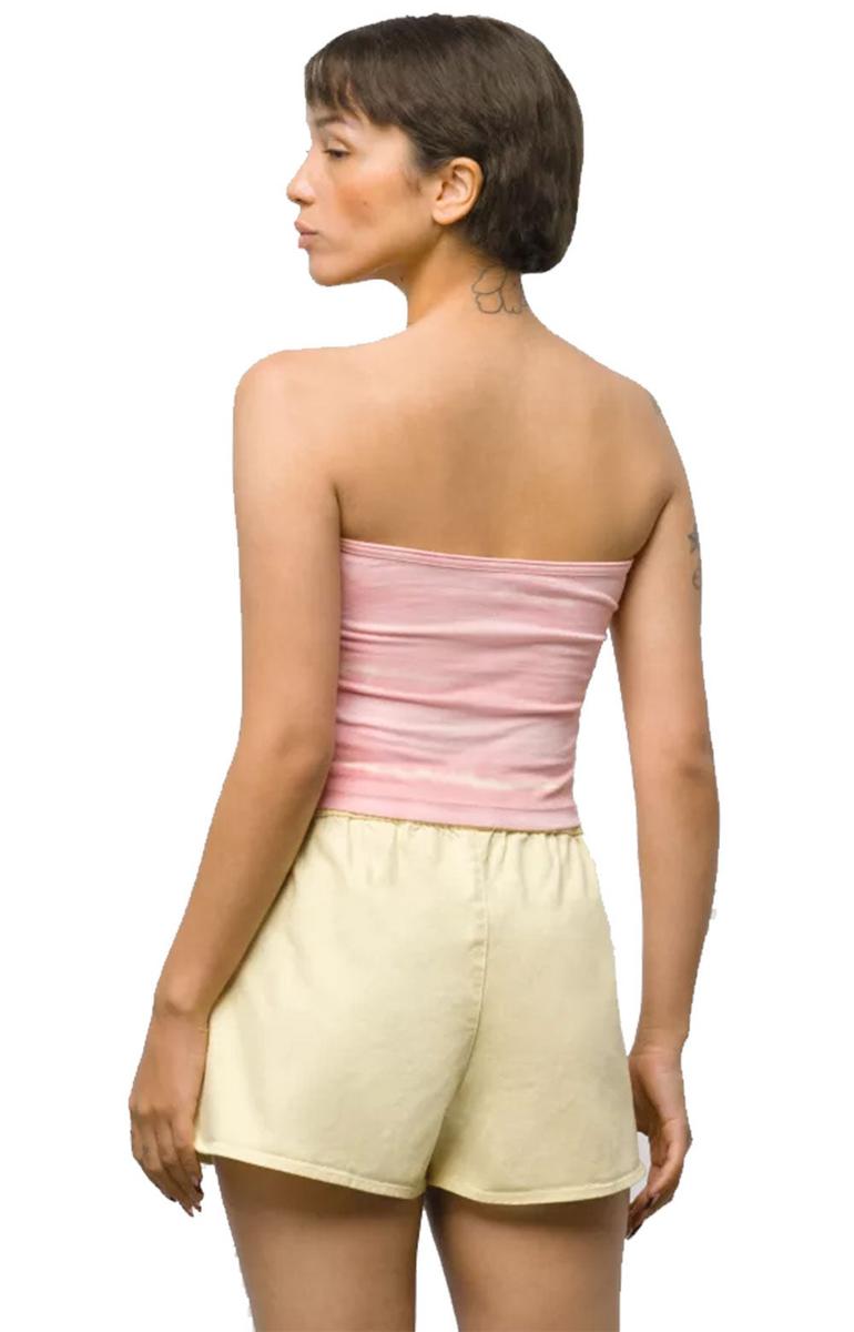 Sun Waves Coral Almond Tube Top - A Fashion Must-Have!