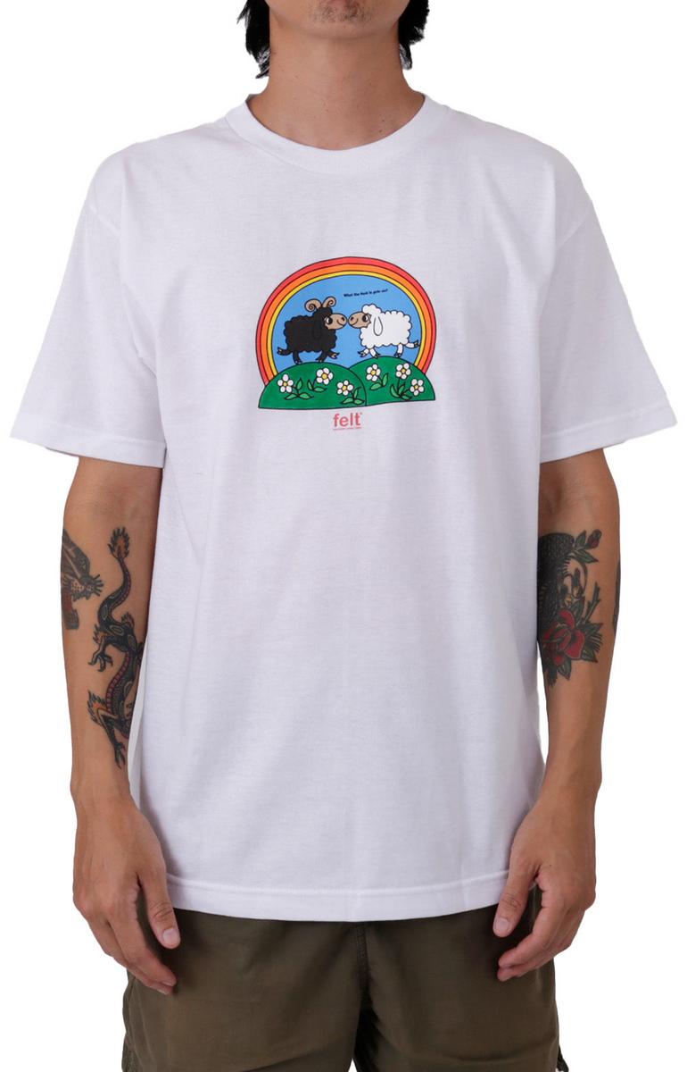 Eye - Catching WTF Graphic Tee in Crisp White