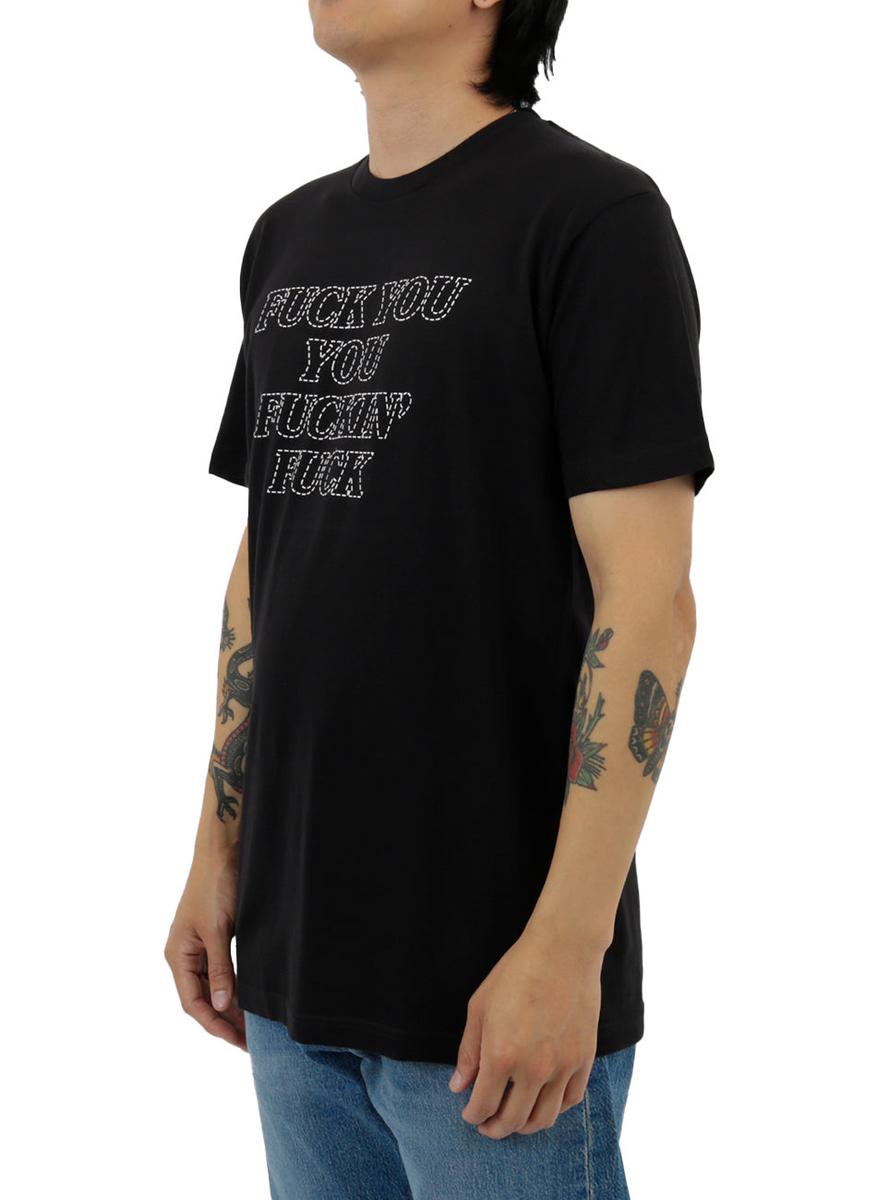 Rebel Attitude Black Graphic Tee - Make a Bold Statement!