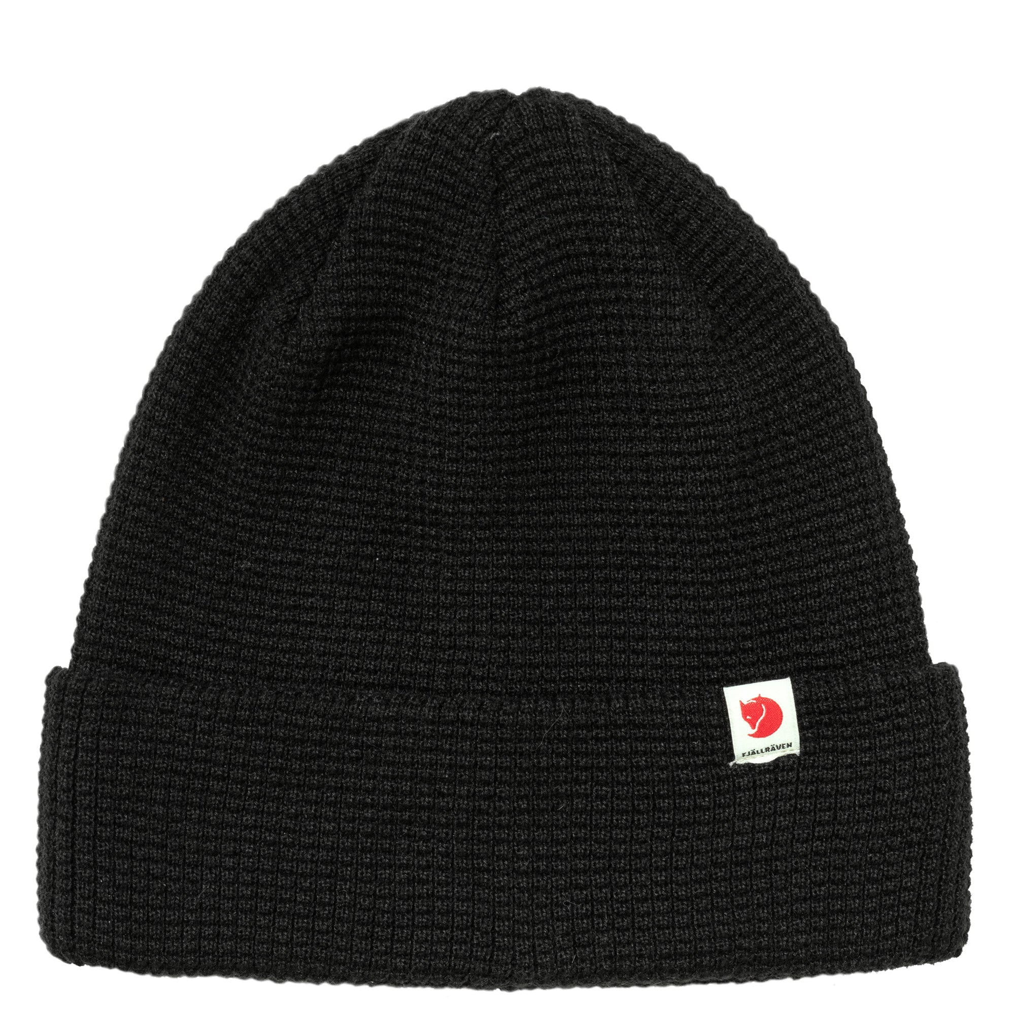 FjallRaven Stylish Black Tab Beanie - A Must-Have Headwear
