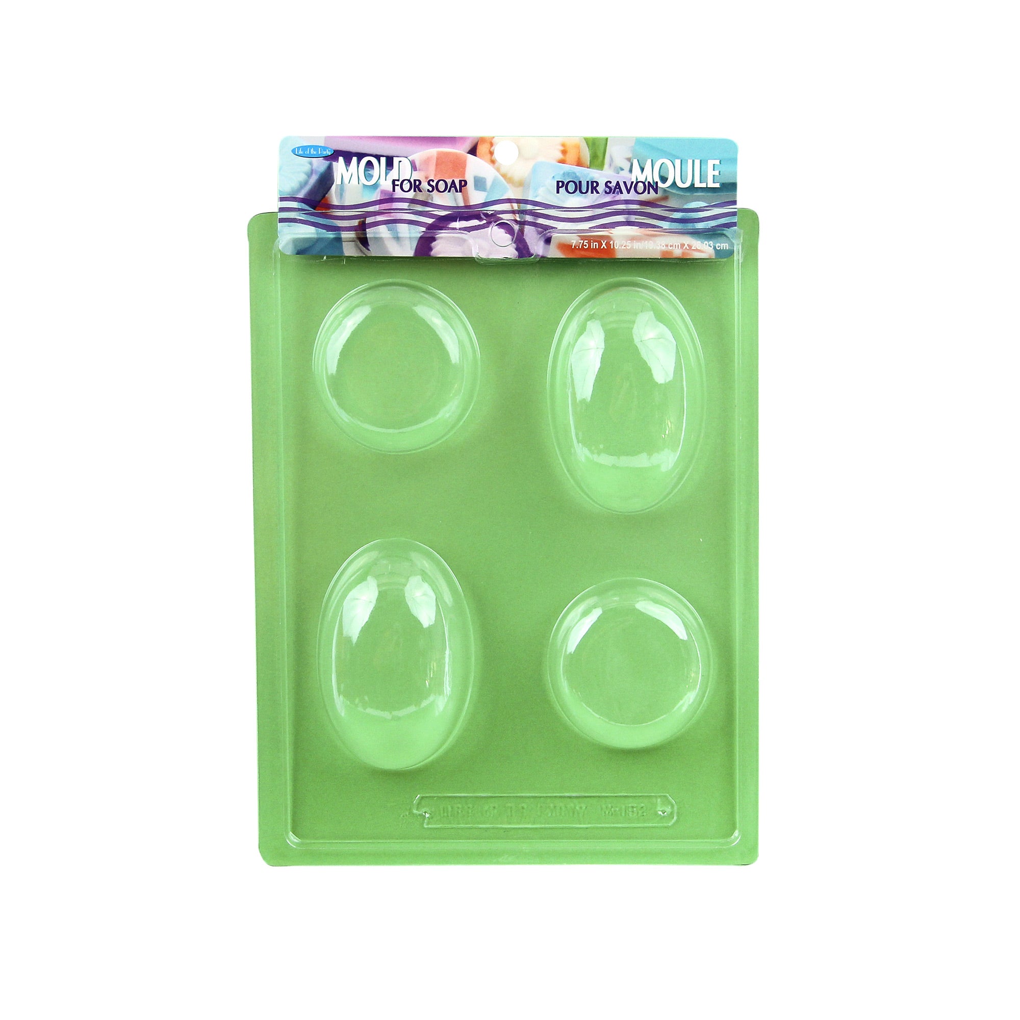 Stunning Clear Soap Mould - Circle & Oval Shapes