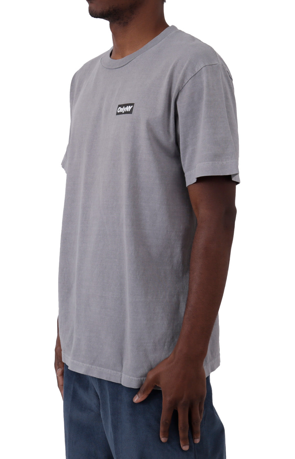 Eye-Catching Block Logo T-Shirt in Stone - Grab Yours Now!