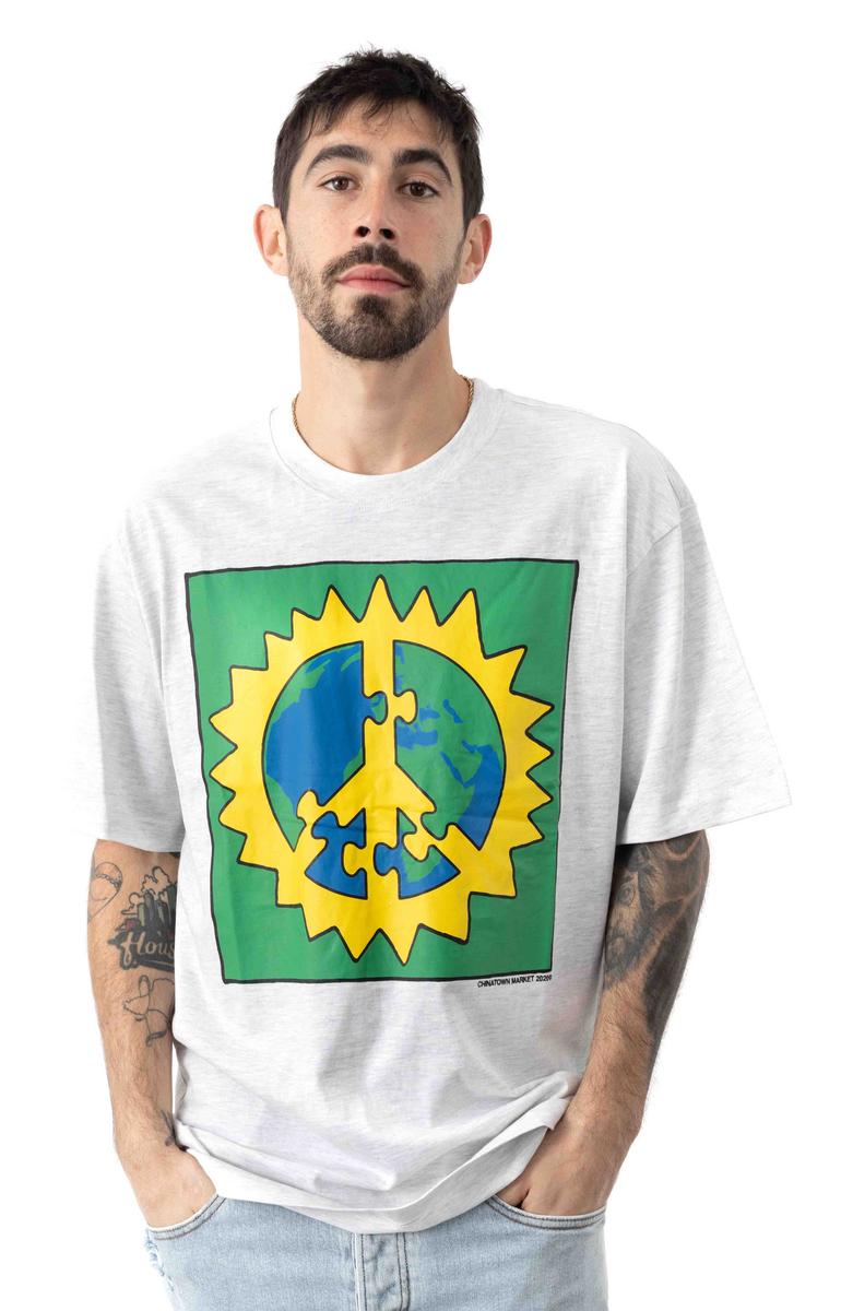 Peace It Ash Grey T-Shirt - Must-Have for Peace Lovers