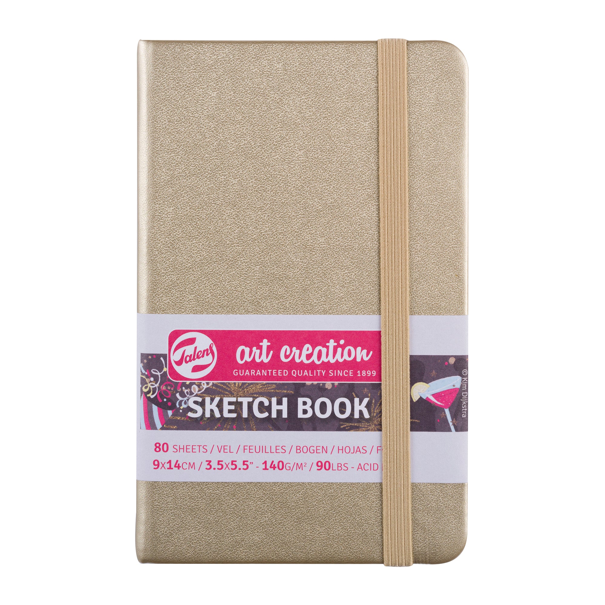 Gorgeous Golden Yellow Art Creation Sketchbook