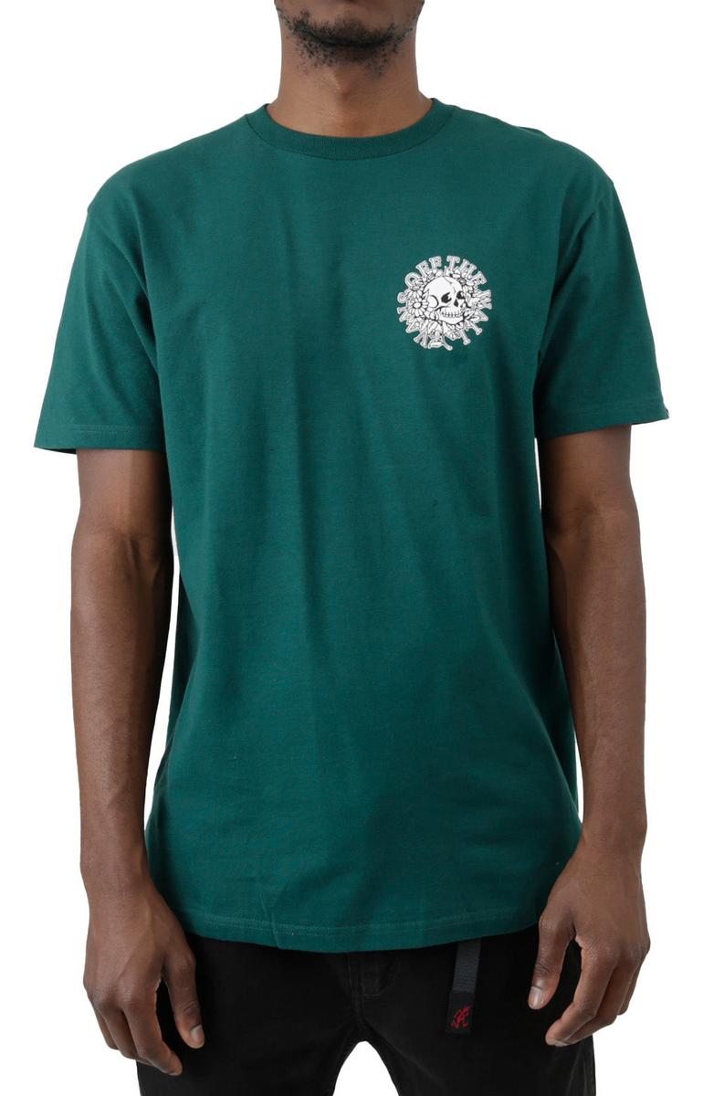 Stunning Floral Skull T-Shirt - Explore the Botanical Garden!