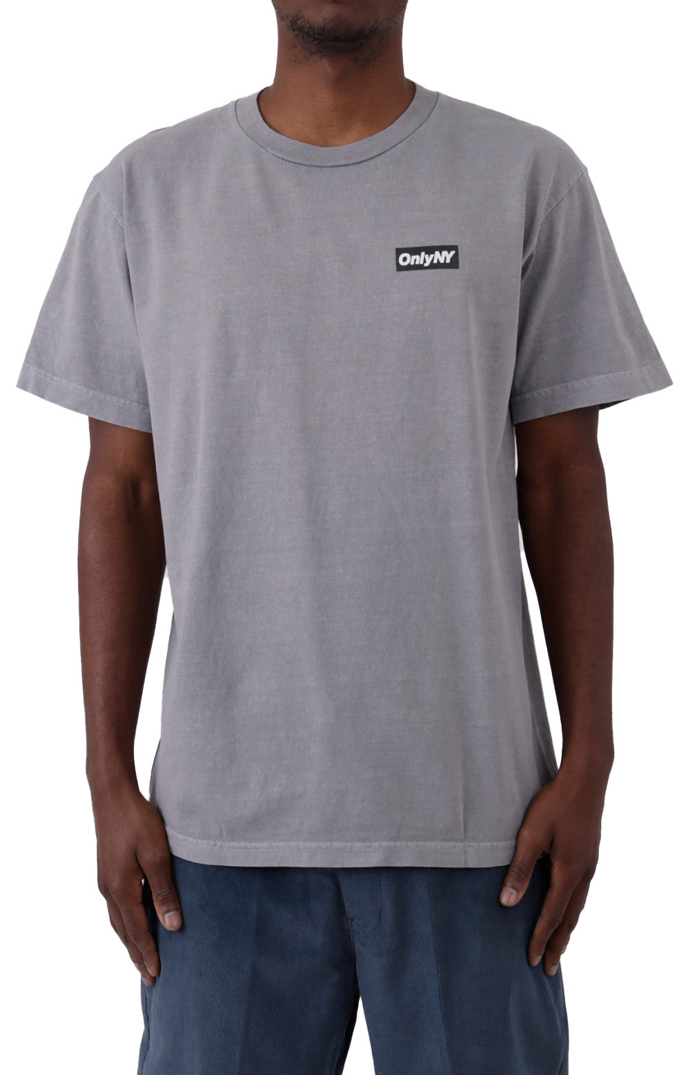 Eye-Catching Block Logo T-Shirt in Stone - Grab Yours Now!