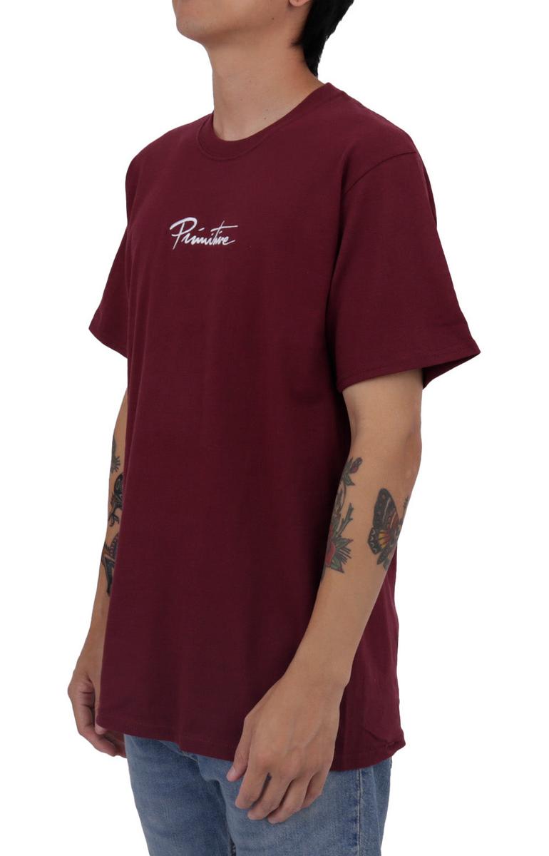 Don't Miss! Primitive x My Hero Academia Izuku Midoriya Burgundy Tee - Dirty P Edition