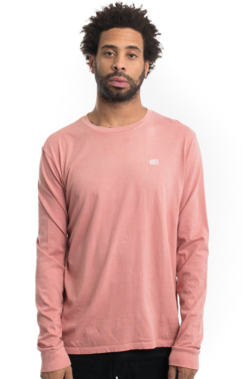 OBEY's Stunning Rose New Times Micro Long Sleeve Shirt