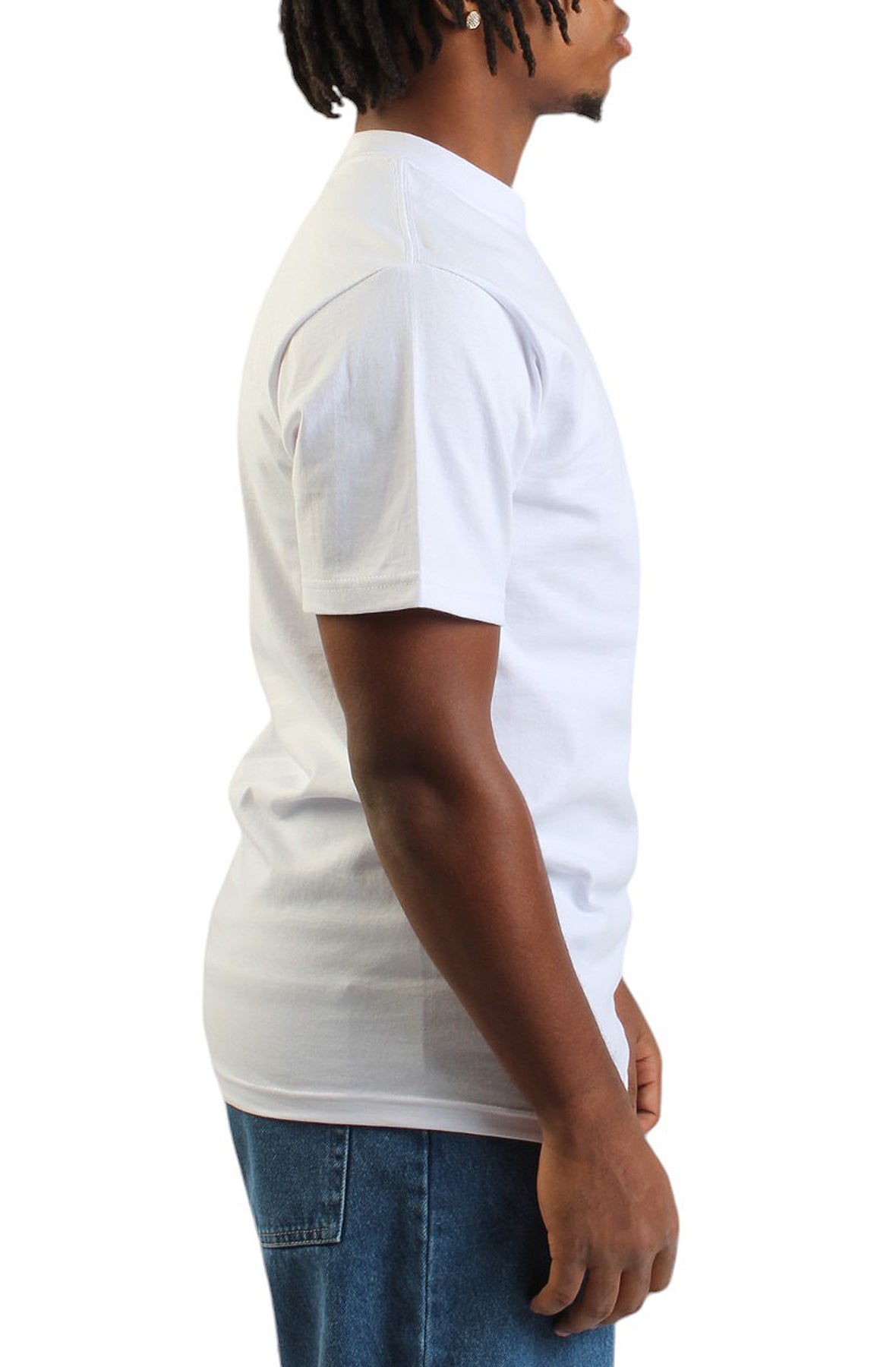 ShakaWear 7.5oz Max Heavyweight S/S White T-Shirt - Elevate Your Street Style | MLTD.com