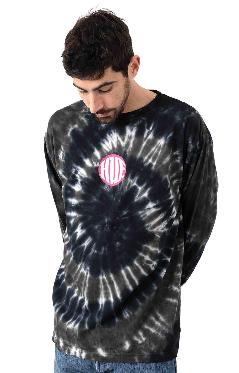 Ultra - Premium Huf Long Sleeve Shirt in Stunning Jet Black
