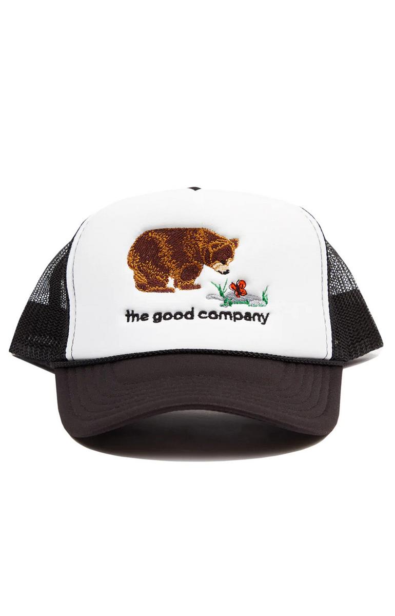 The Good Company's Stunning Black Bear Trucker Cap - Grab Yours Now!