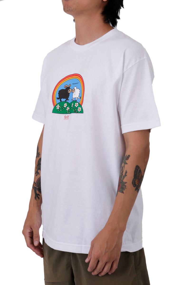 Eye - Catching WTF Graphic Tee in Crisp White