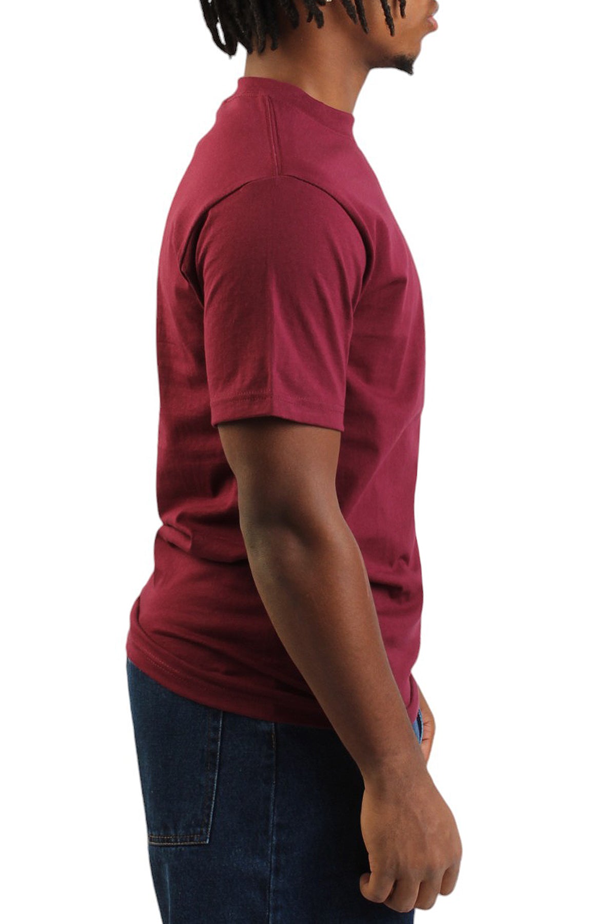 ShakaWear 7.5oz Max Heavyweight S/S Burgundy T-Shirt - Limited Edition!