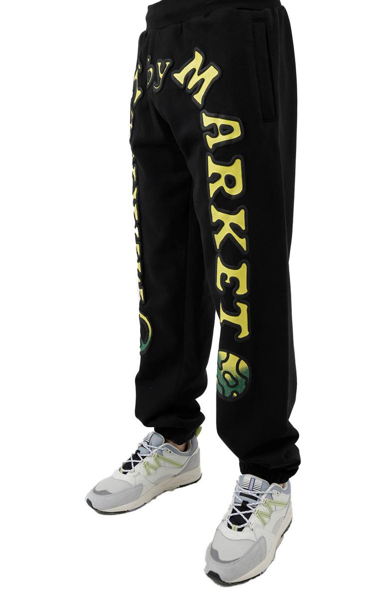 Smiley Market Records Angel Sigh Gradient Sweatpants - Fashionable Comfort