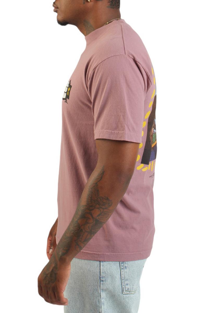 Gorgeous Mauve Oversized Masked Man Tee - A Must-Have!
