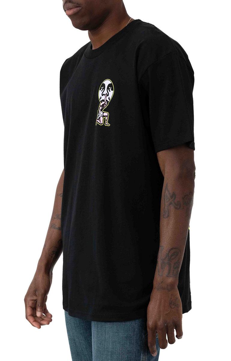 Striking Weight Of The World Black T-Shirt