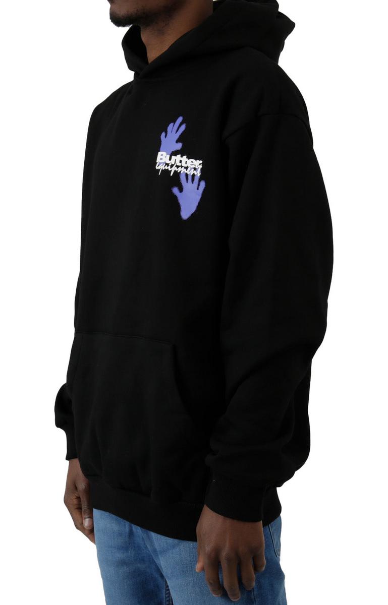 Butter's Stunning Amphibian Fleece Pullover Hoodie - Classic Black