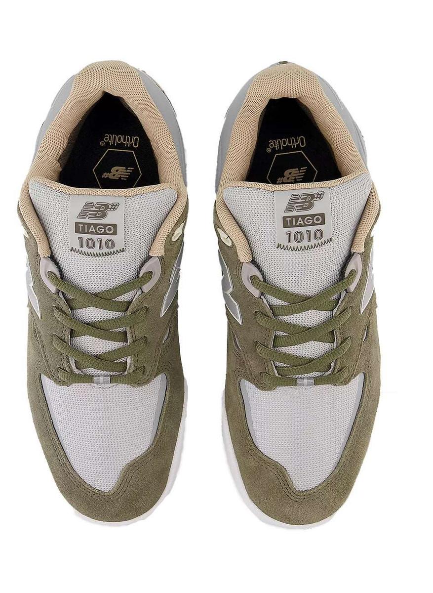 Tiago Lemos Signature Numeric 1010 Skate Shoes - Olive/Grey: Unleash Your Skating Potential!