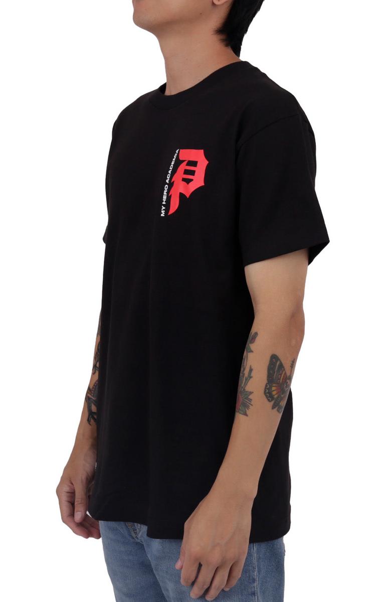 Primitive x My Hero Academia - Stylish Black Cotton Tee
