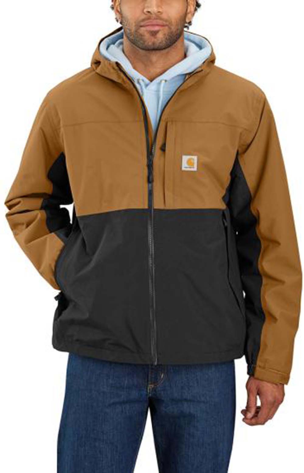 Carhartt Storm Defender Relaxed Fit LW Packable Jacket in Carhart Brown