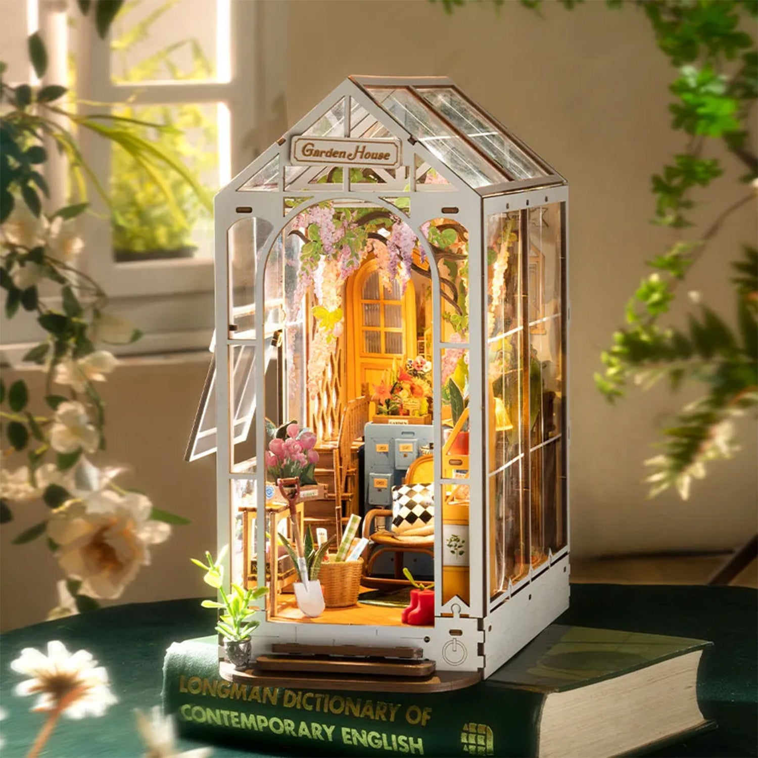 Enchanting DIY Mini Book Nook - Garden House