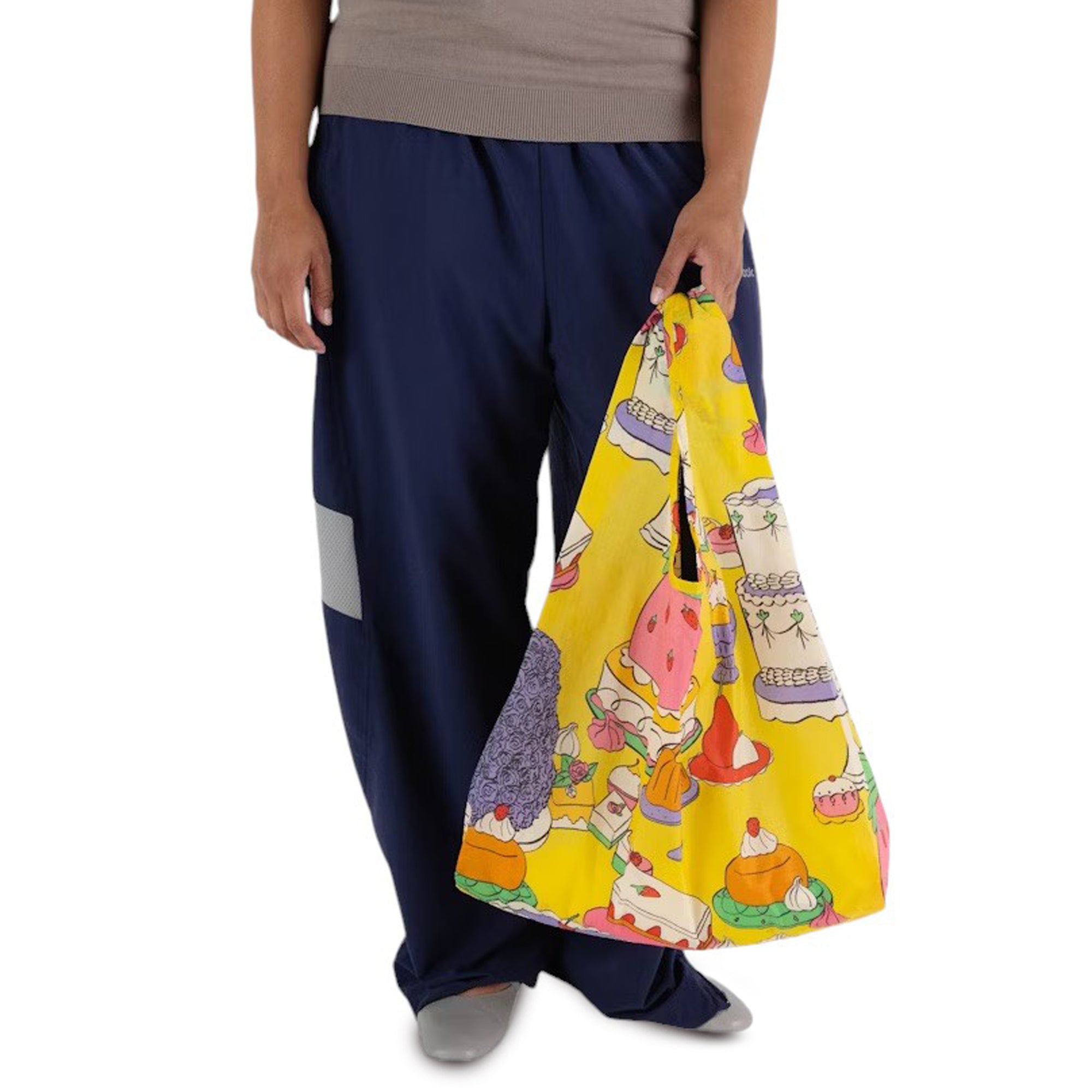 Eco-Friendly Reusable Tote with Patisserie Design - A Must-Have for Shoppers
