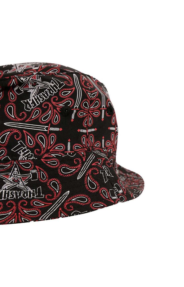 Thrasher's Stylish Bandana Print Bucket Hat