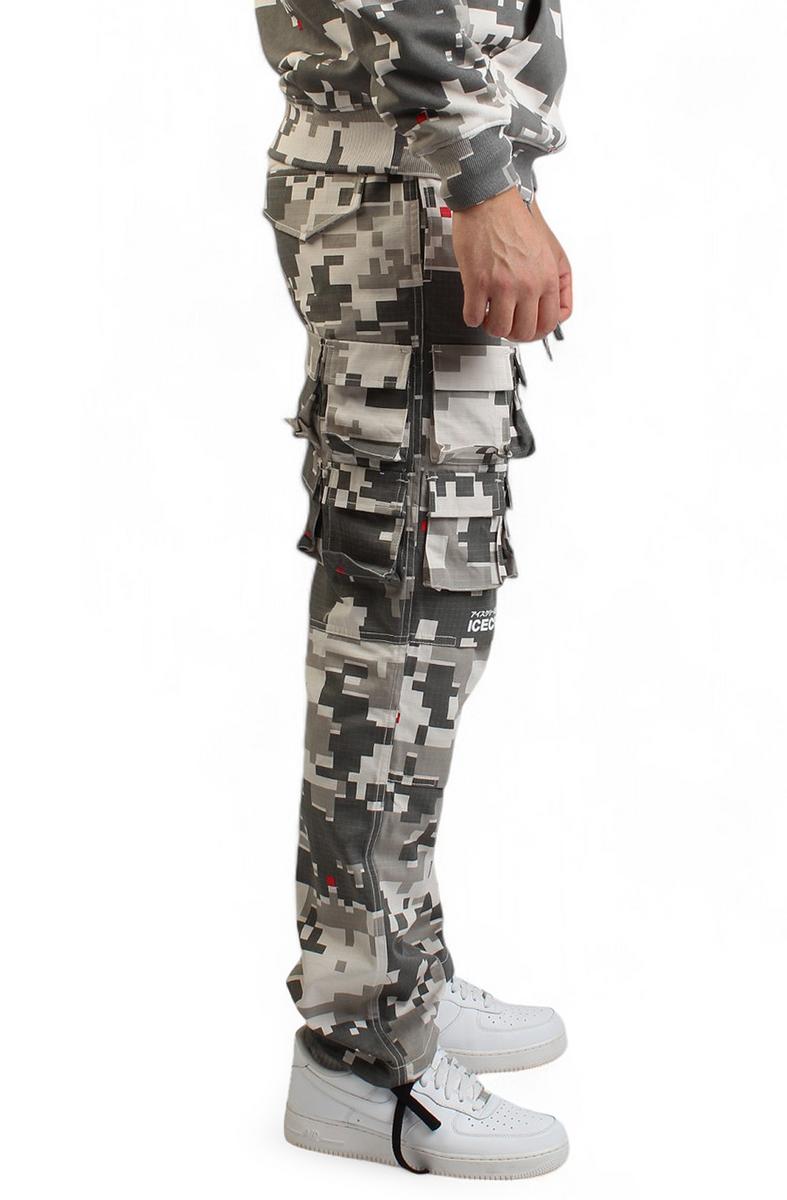 Ice Cream Men's Camo Hollow Cargo Pants - Fall Fashion Essential
